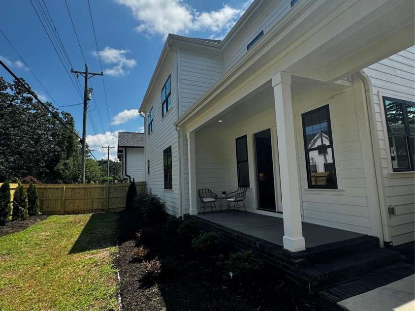 1529 Beckwith Place, Charlotte, NC 28205.  MLS# CAR4155227, YatesRealty ID 7036. Backyard now fenced