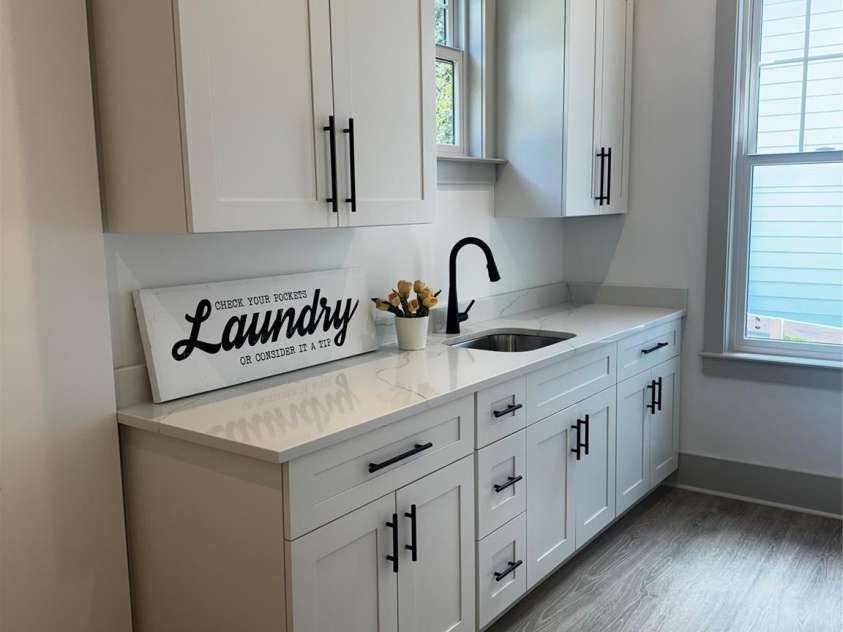 1529 Beckwith Place, Charlotte, NC 28205.  MLS# CAR4155227, YatesRealty ID 7036. Laundry Room