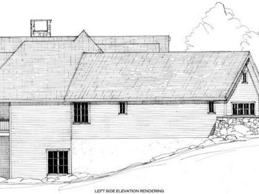 99999 Running Creek Trail, Arden, NC 28704.  MLS# CAR4350260, YatesRealty ID 7038. Left Side Elevation Renderings