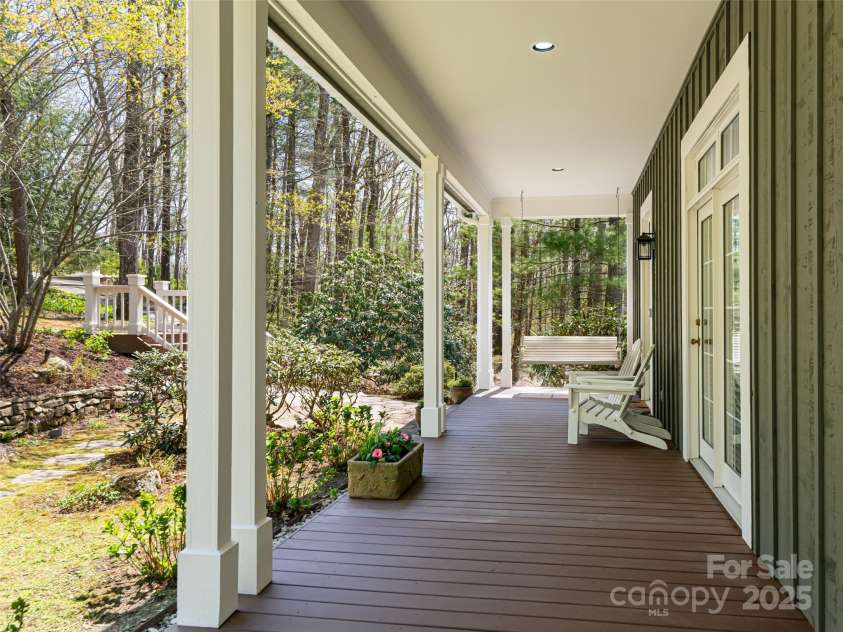 8 Hickory Ridge, Fletcher, NC 28732.  MLS# CAR4247492, YatesRealty ID 7046. Nice deep front porch