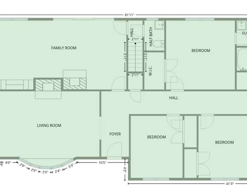 719 Avondale Avenue, Albemarle, NC 28001.  MLS# CAR4316276, YatesRealty ID 705. Main Floor