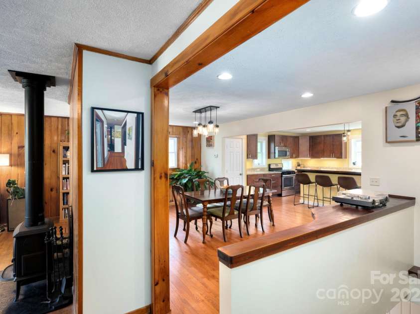 244 Bear Creek Road, Asheville, NC 28806.  MLS# CAR4243521, YatesRealty ID 7055. View from Top of Stairs