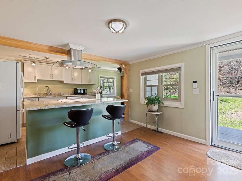 791 Edwards Cove Road, Waynesville, NC 28786.  MLS# CAR4244984, YatesRealty ID 7059. Great remodeled kitchen with granite