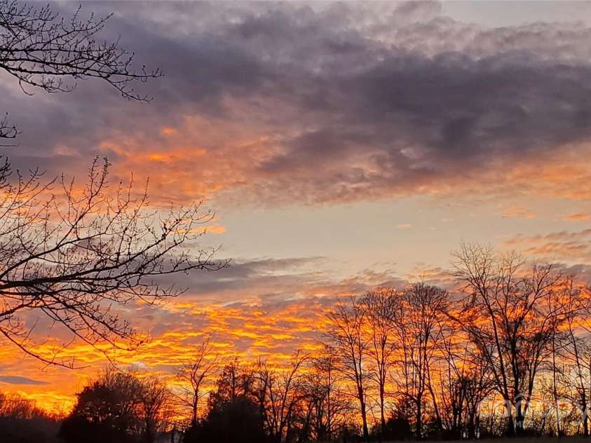 626 Fairview Loop, Hot Springs, NC 28743.  MLS# CAR4302454, YatesRealty ID 706. Sunsets are also incredible to the west of the house, from both the front porch and the rear deck / hot tub!