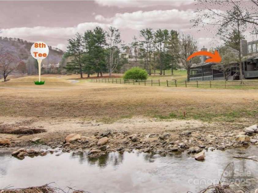 441 Mountains Boulevard, Lake Lure, NC 28746.  MLS# CAR4238819, YatesRealty ID 7068. Outside 8th Tee Box Bald Mtn Course & Condo