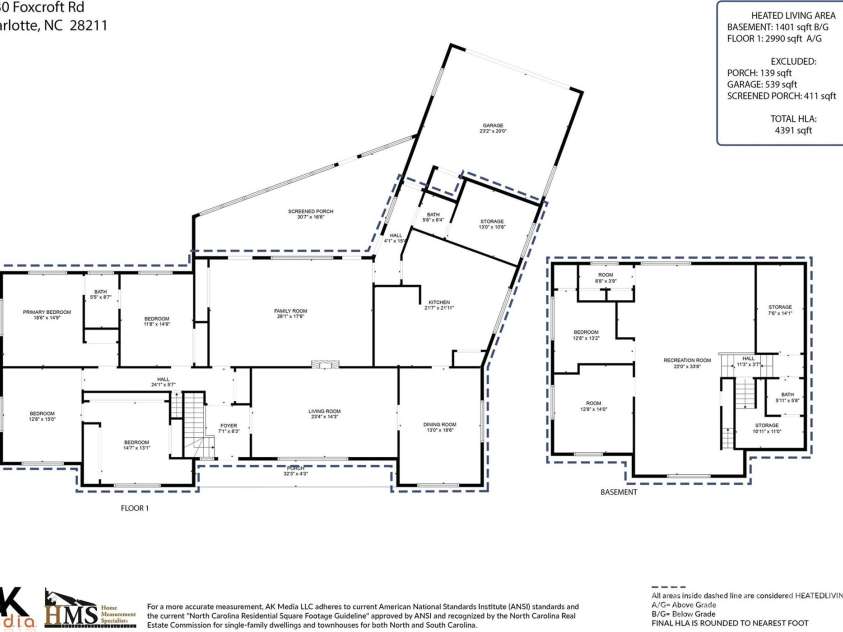 3330 Foxcroft Road, Charlotte, NC 28211.  MLS# CAR4240478, YatesRealty ID 7074. 