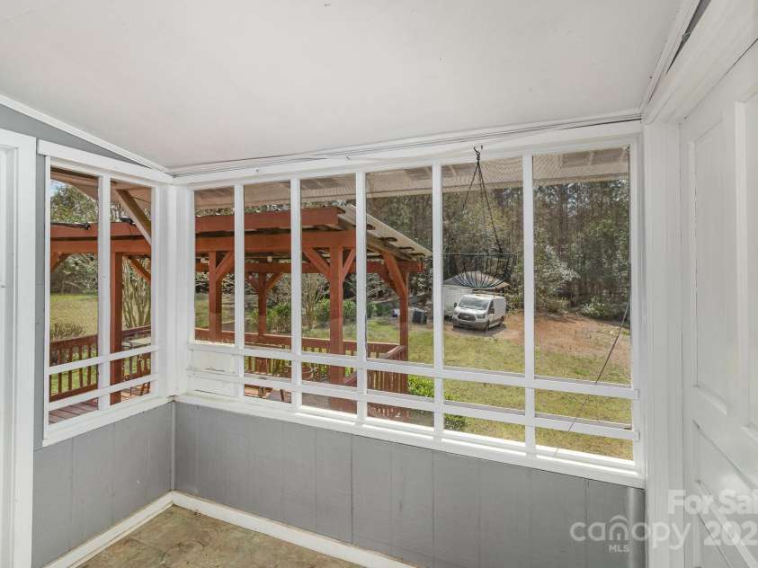 515 Burlington Street, Wadesboro, NC 28170.  MLS# CAR4239186, YatesRealty ID 7075. Back covered porch