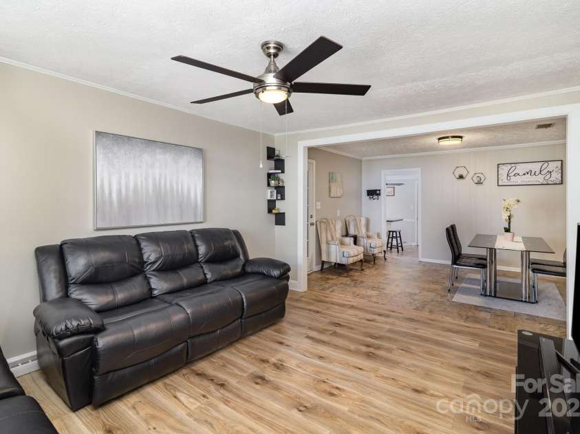 515 Burlington Street, Wadesboro, NC 28170.  MLS# CAR4239186, YatesRealty ID 7075. Living room