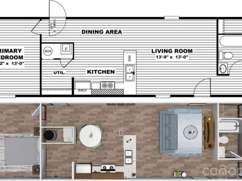 53 Dead End Trail, Marble, NC 28905.  MLS# CAR4242590, YatesRealty ID 7083. Delight Plan ~$134k
