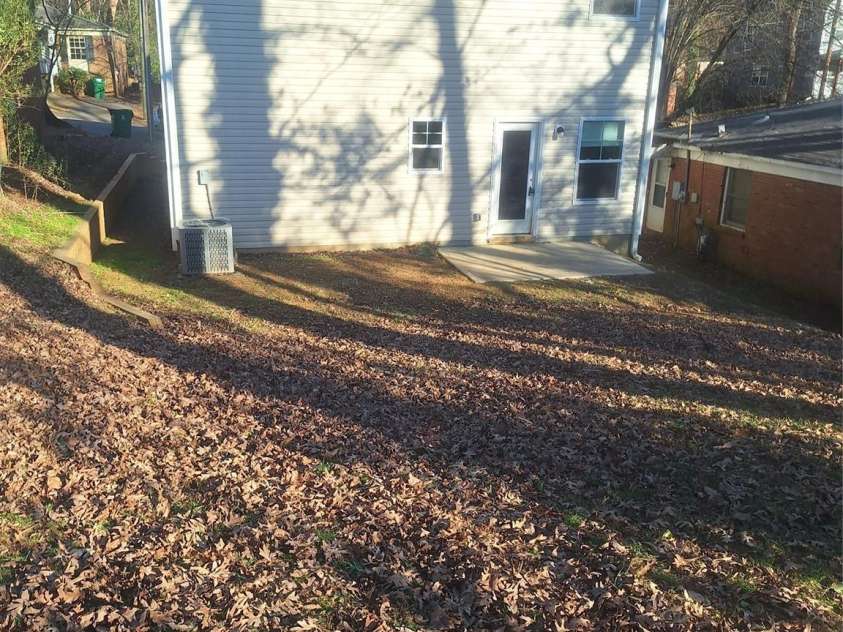 1827 Mcdonald Street, Charlotte, NC 28216.  MLS# CAR4214325, YatesRealty ID 7084. Back of home