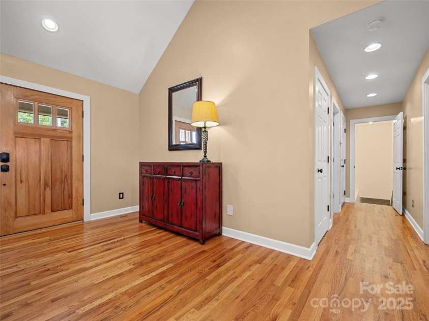 6753 Pinnacle Mountain Road, Zirconia, NC 28790.  MLS# CAR4237345, YatesRealty ID 7098. Front door entry