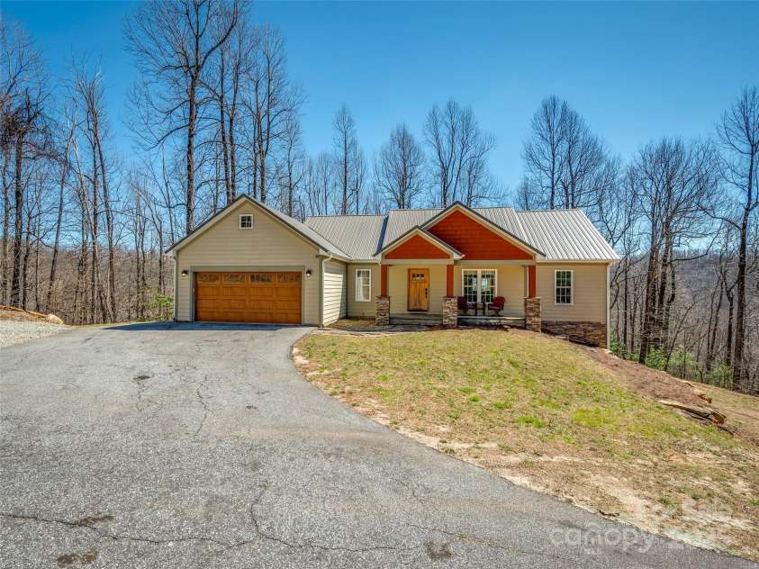 6753 Pinnacle Mountain Road, Zirconia, NC 28790.  MLS# CAR4237345, YatesRealty ID 7098. Front of home