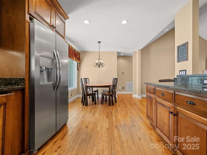 6753 Pinnacle Mountain Road, Zirconia, NC 28790.  MLS# CAR4237345, YatesRealty ID 7098. Kitchen view of Dining area