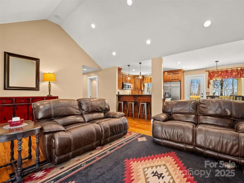 6753 Pinnacle Mountain Road, Zirconia, NC 28790.  MLS# CAR4237345, YatesRealty ID 7098. Living Room