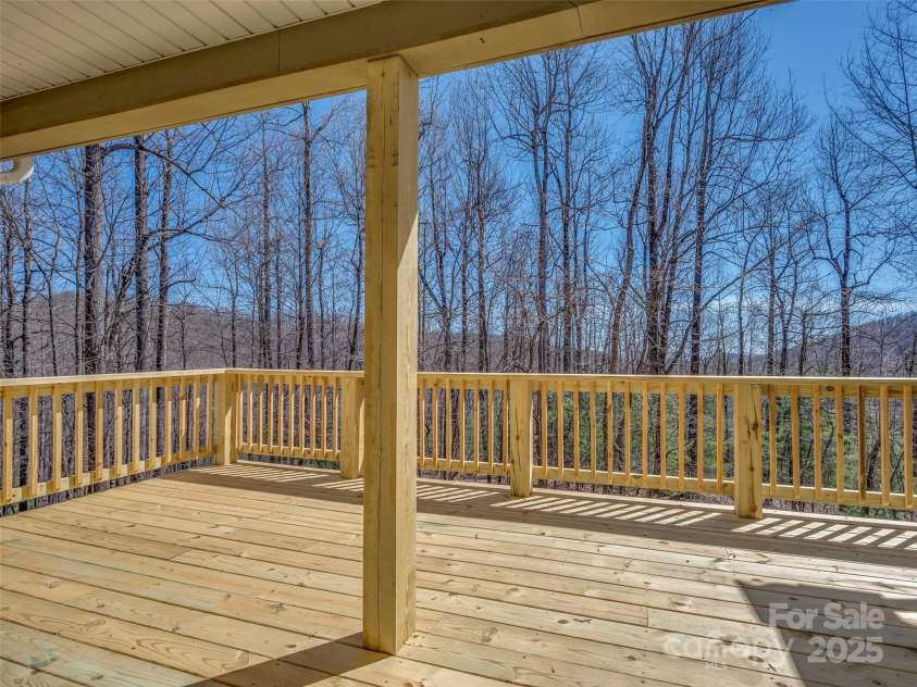 6753 Pinnacle Mountain Road, Zirconia, NC 28790.  MLS# CAR4237345, YatesRealty ID 7098. View off the backdeck