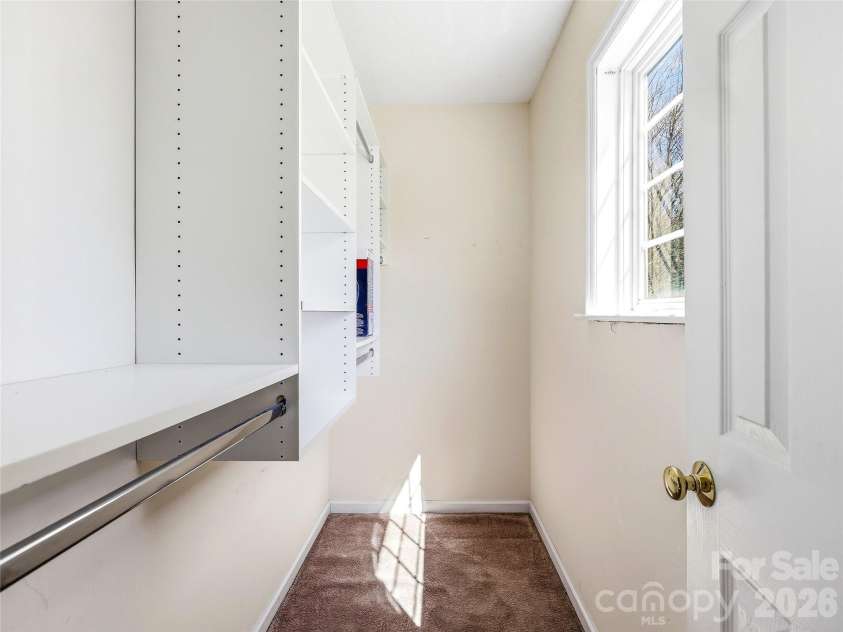61 Rolling Hills Road, Mills River, NC 28759.  MLS# CAR4355749, YatesRealty ID 7110. Walk-in Closet with window!