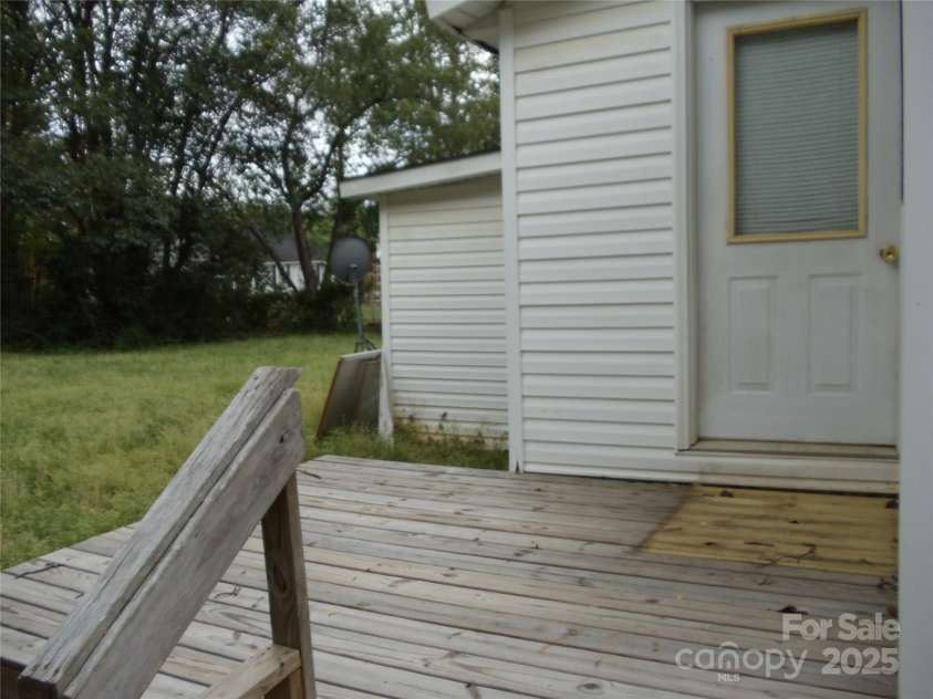 1230 Roberts Street, China Grove, NC 28023.  MLS# CAR4245902, YatesRealty ID 7117. Deck for relaxing