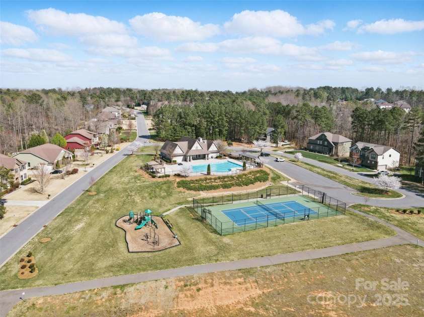 160 Belfry Loop, Mooresville, NC 28117.  MLS# CAR4235461, YatesRealty ID 7120. Tennis Court & Playground