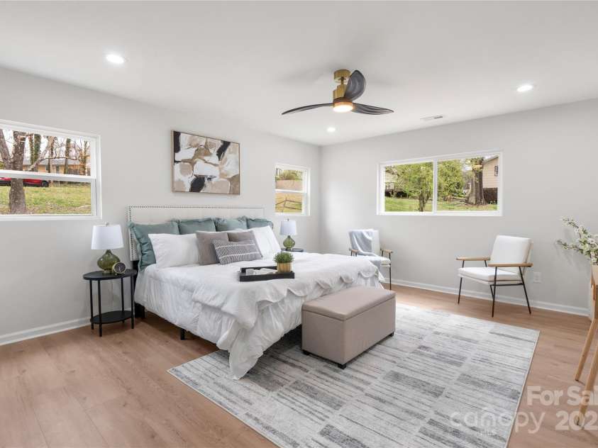 902 Mountain Street, Cherryville, NC 28021.  MLS# CAR4285812, YatesRealty ID 7122. Primary Bedroom