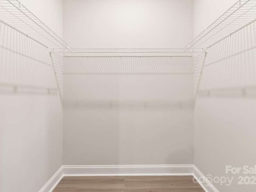 109 Tradesmen Trail, Troutman, NC 28166.  MLS# CAR4326103, YatesRealty ID 7123. Master closet