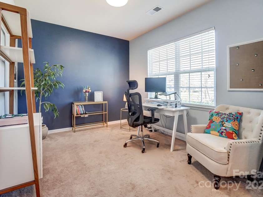 10321 Solar Way, Charlotte, NC 28278.  MLS# CAR4234533, YatesRealty ID 7133. Front room currently used as an office