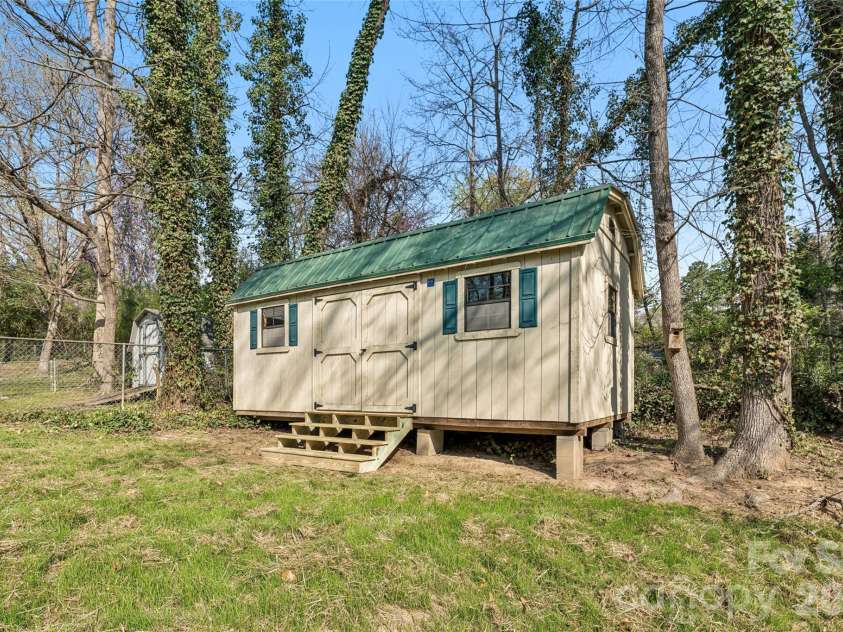 154 Lilly Avenue, Salisbury, NC 28144.  MLS# CAR4362819, YatesRealty ID 7135. Storage shed
