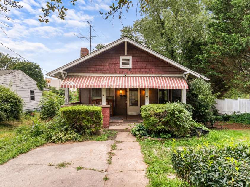 96 French Broad Avenue, Asheville, NC 28801.  MLS# CAR4205683, YatesRealty ID 715. Craftsman style