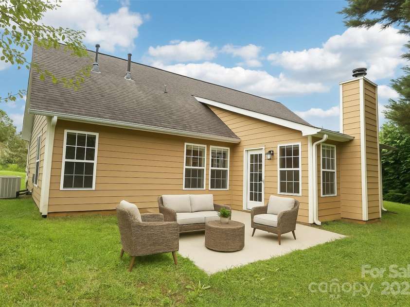 10 Grove End Road, Fletcher, NC 28732.  MLS# CAR4285704, YatesRealty ID 7150. Your new back deck awaits - Virtually Staged