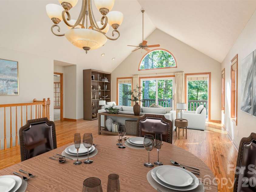 299 Carriage Summitt Way, Hendersonville, NC 28791.  MLS# CAR4400297, YatesRealty ID 7150. Dining Room - Virtual Staging