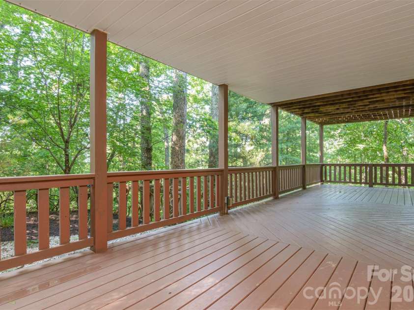 299 Carriage Summitt Way, Hendersonville, NC 28791.  MLS# CAR4400297, YatesRealty ID 7150. Lower Deck - 42x12