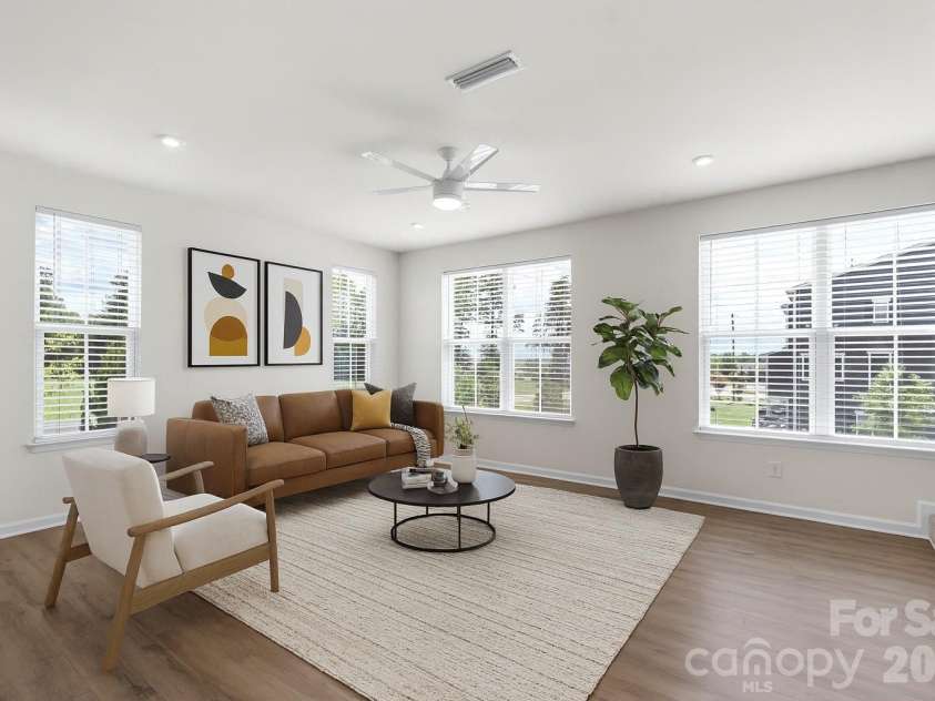963 Portrush Lane, Tega Cay, SC 29708.  MLS# CAR4404100, YatesRealty ID 7153. Virtual Staged Living Room
