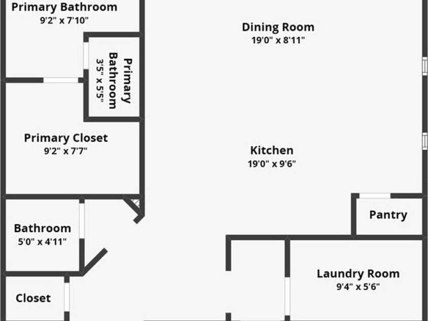 513 Sweet Birch Park Lane, Black Mountain, NC 28711.  MLS# CAR4322583, YatesRealty ID 7158. Estimated Main Level Floor Plan