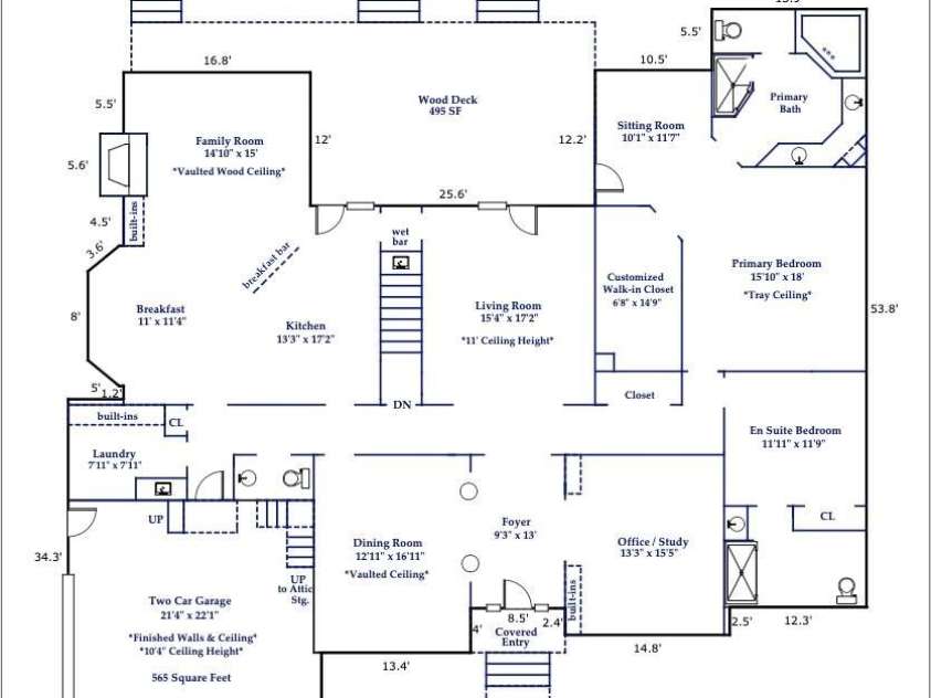 201 Hughes Creek, Columbus, NC 28722.  MLS# CAR4259120, YatesRealty ID 716. Main House First Floor