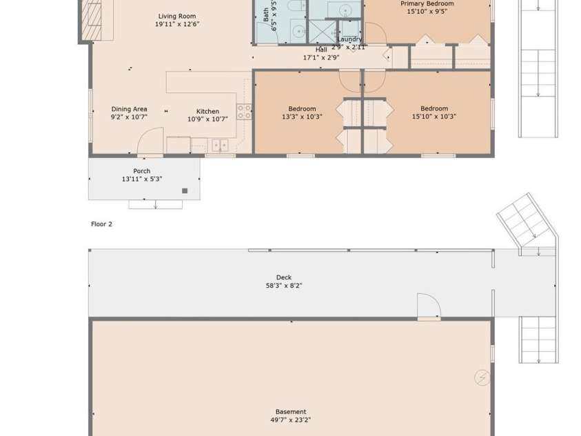 73 Oak Ridge Court, Mars Hill, NC 28754.  MLS# CAR4166537, YatesRealty ID 7165. Floor Plan