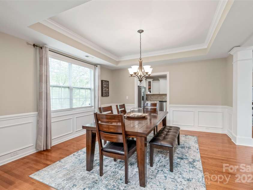 8905 Valleymoon Lane, Charlotte, NC 28214.  MLS# CAR4199406, YatesRealty ID 7165. Beautiful details grace this home. Wainscoting and treyed ceilings are just a few.