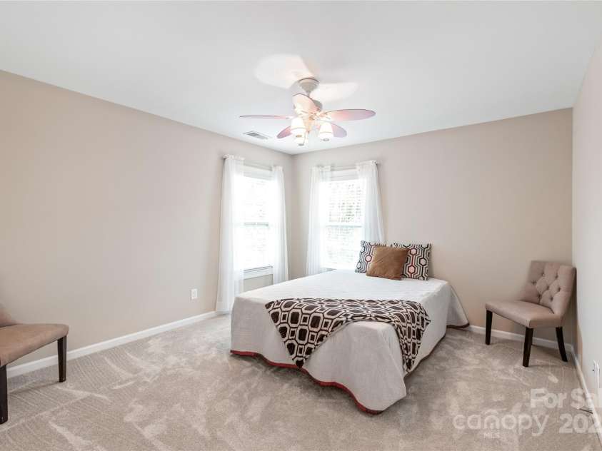 8905 Valleymoon Lane, Charlotte, NC 28214.  MLS# CAR4199406, YatesRealty ID 7165. Second floor Guestroom #2 with double-door closet