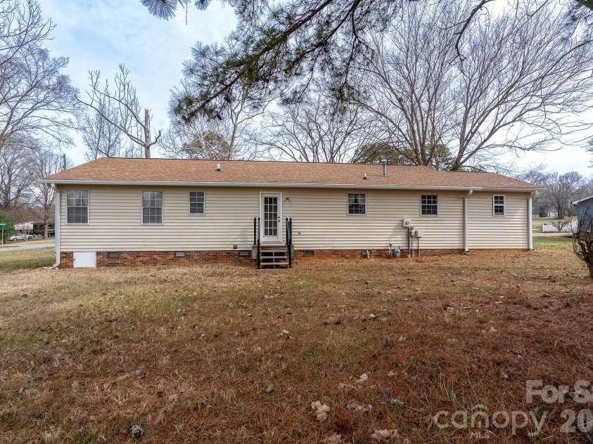 116 Stonybrook Road, Salisbury, NC 28147.  MLS# CAR4350728, YatesRealty ID 7178. Back yard view. 