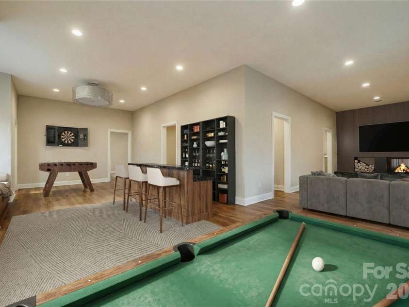 25 George Allen Ridge, Arden, NC 28704.  MLS# CAR4337077, YatesRealty ID 7190. Virtually finished basement