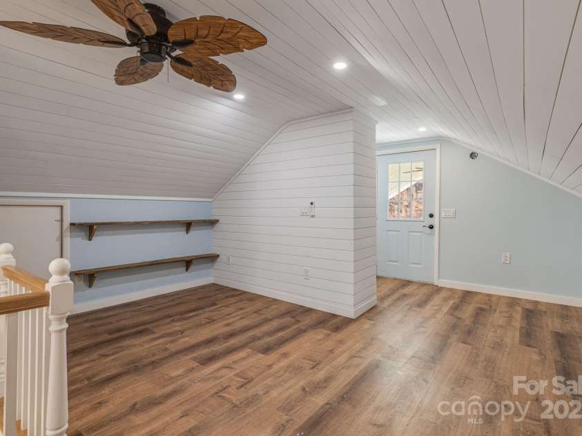 340 Wendy Avenue, Marshall, NC 28753.  MLS# CAR4210108, YatesRealty ID 7191. 3rd bedroom is entire upper level. Leads to an amazing deck with serene views. 