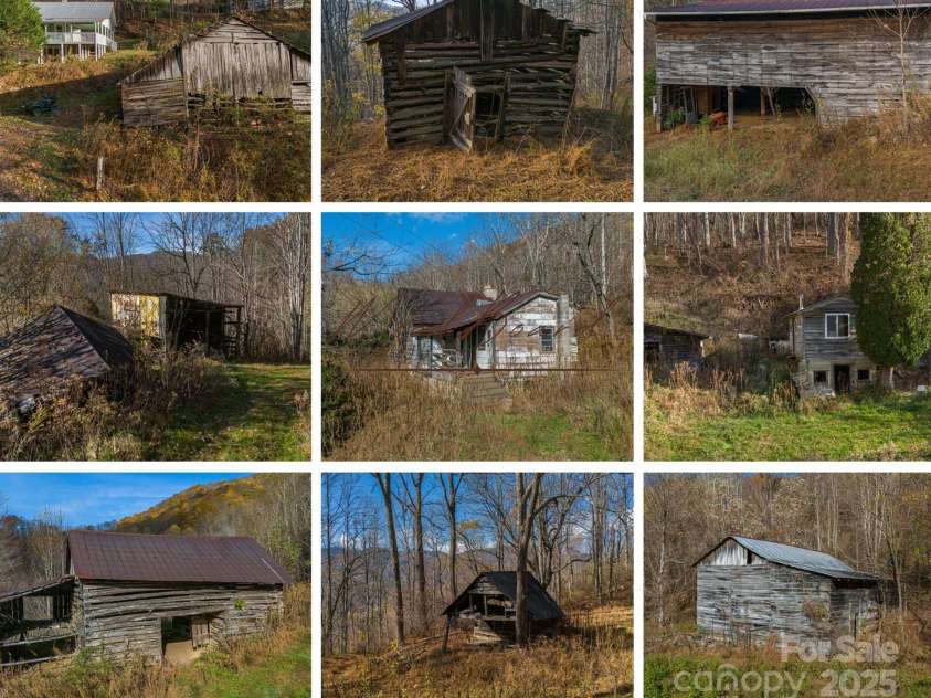 340 Wendy Avenue, Marshall, NC 28753.  MLS# CAR4210108, YatesRealty ID 7191. So many outbuildings & barns on this great property!