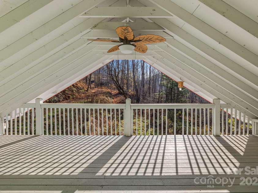 340 Wendy Avenue, Marshall, NC 28753.  MLS# CAR4210108, YatesRealty ID 7191. Upper deck off of 3rd bedroom