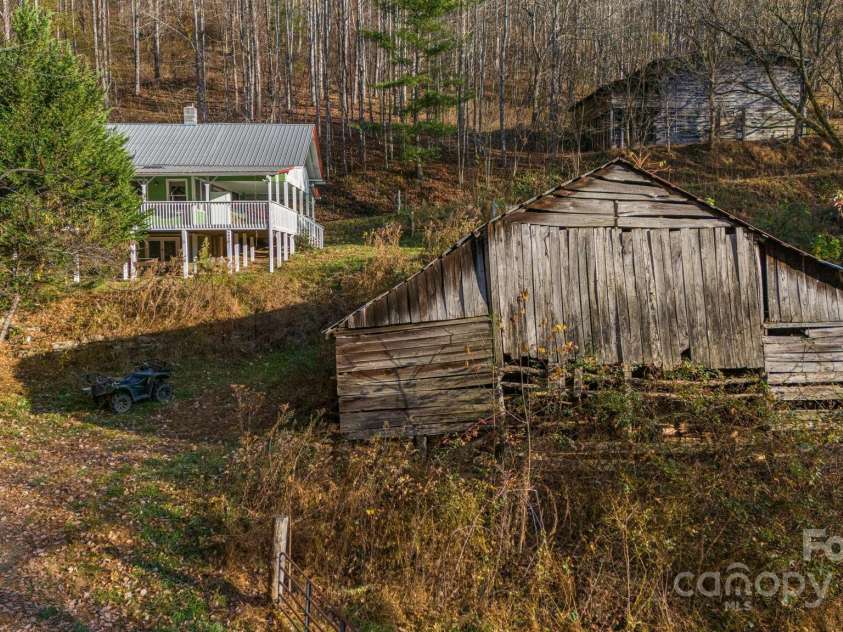 340 Wendy Avenue, Marshall, NC 28753.  MLS# CAR4210108, YatesRealty ID 7191. View of barn below the home