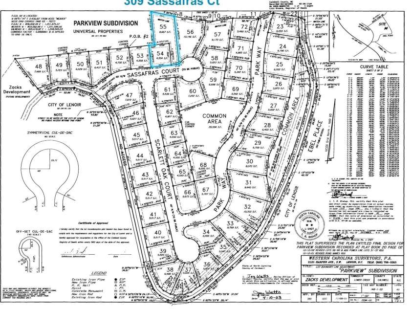 309 Sassafras Court, Lenoir, NC 28645.  MLS# CAR4316809, YatesRealty ID 7196. 