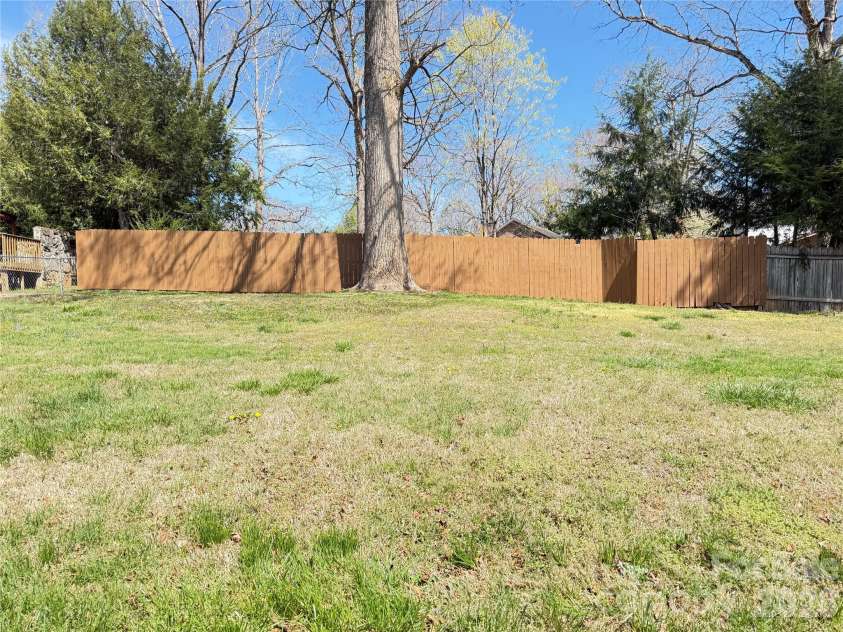 316 Sharon Avenue, Lenoir, NC 28645.  MLS# CAR4361436, YatesRealty ID 7202. Back Yard