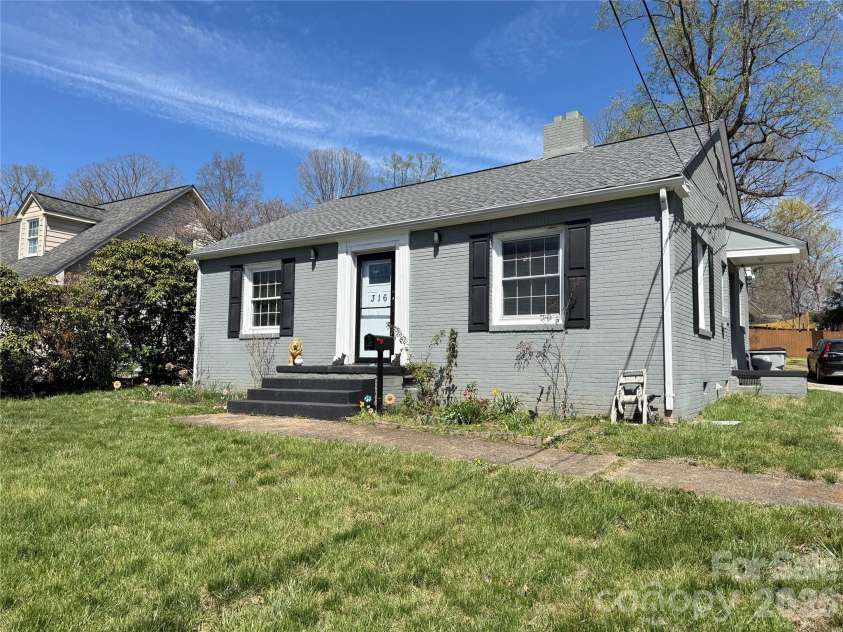 316 Sharon Avenue, Lenoir, NC 28645.  MLS# CAR4361436, YatesRealty ID 7202. Front From Street