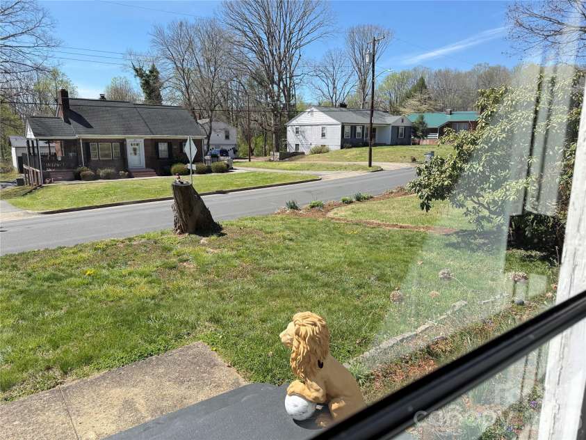 316 Sharon Avenue, Lenoir, NC 28645.  MLS# CAR4361436, YatesRealty ID 7202. View From Front Door