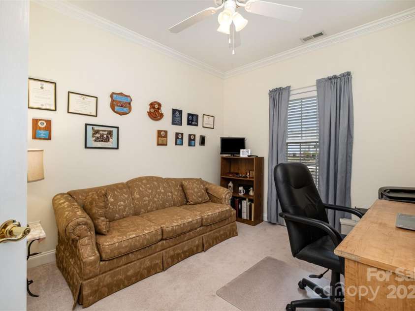 2713 Firethorn Court, Gastonia, NC 28056.  MLS# CAR4232566, YatesRealty ID 7206. Office / bedroom