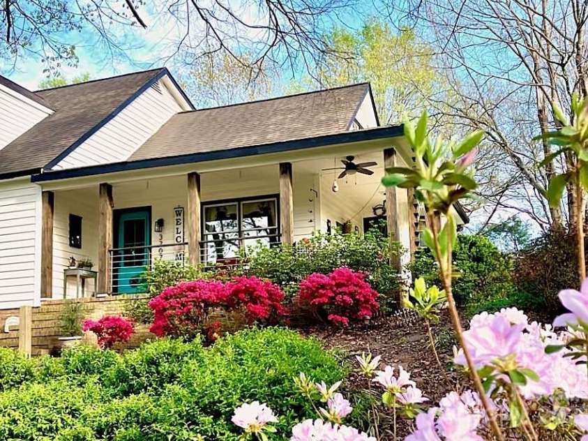 3707 Banyon Court, Concord, NC 28027.  MLS# CAR4239240, YatesRealty ID 7212. Azaleas in bloom.