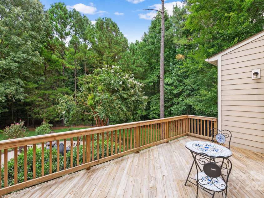 2103 Saddleridge Drive, Waxhaw, NC 28173.  MLS# CAR4305035, YatesRealty ID 723. Back deck