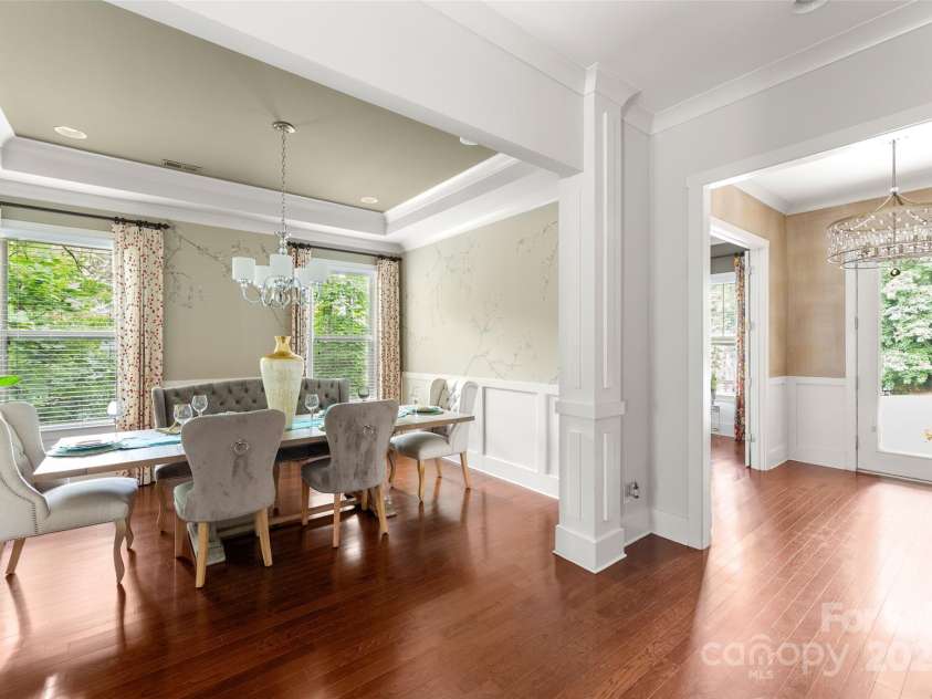 2103 Saddleridge Drive, Waxhaw, NC 28173.  MLS# CAR4305035, YatesRealty ID 723. Entryway into Dining Room